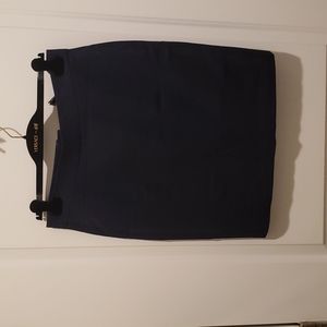 HM pencil skirt above knees color navy blue size 12
